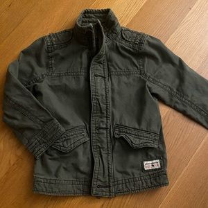 Abercrombie kids army utility jacket like new 5/6